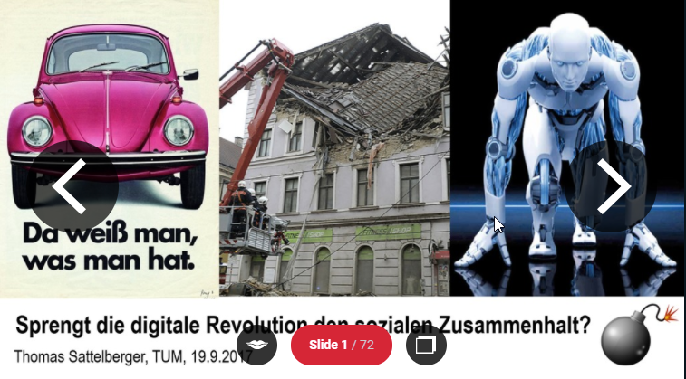 Sprengt die digitale Revolution den sozialen Zusammenhalt? - Vortrag TUM