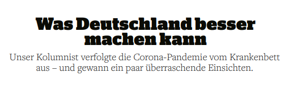 05/2020 - Was Deutschland besser machen kann