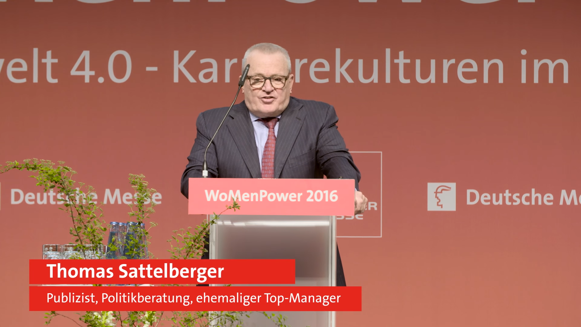 WoMenPower 2016 - Keynote Thomas Sattelberger, Publizist
