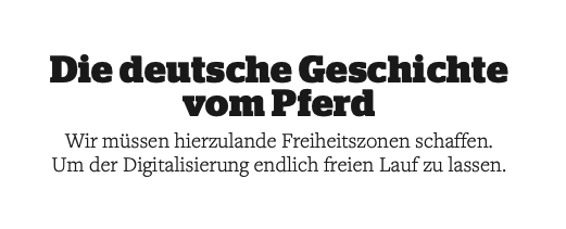 06/2017 - Die deutsche Geschichte vom Pferd