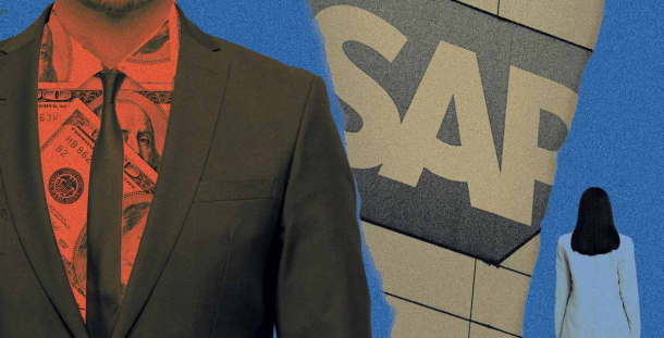 Foto Montage SAP und Mann im Anzug