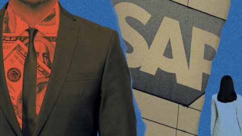 Foto Montage SAP und Mann im Anzug